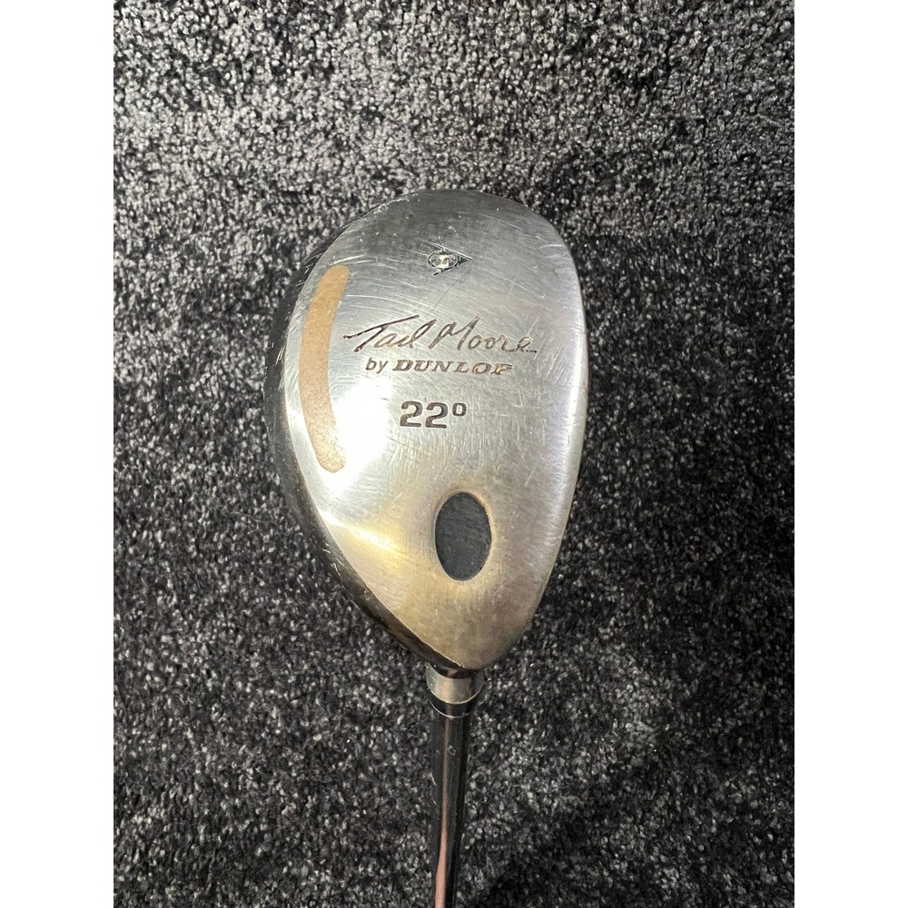 Dunlop Tad Moore‎ 22° Golf Club Wood Maraging Regular Right Handed Chamois Grip